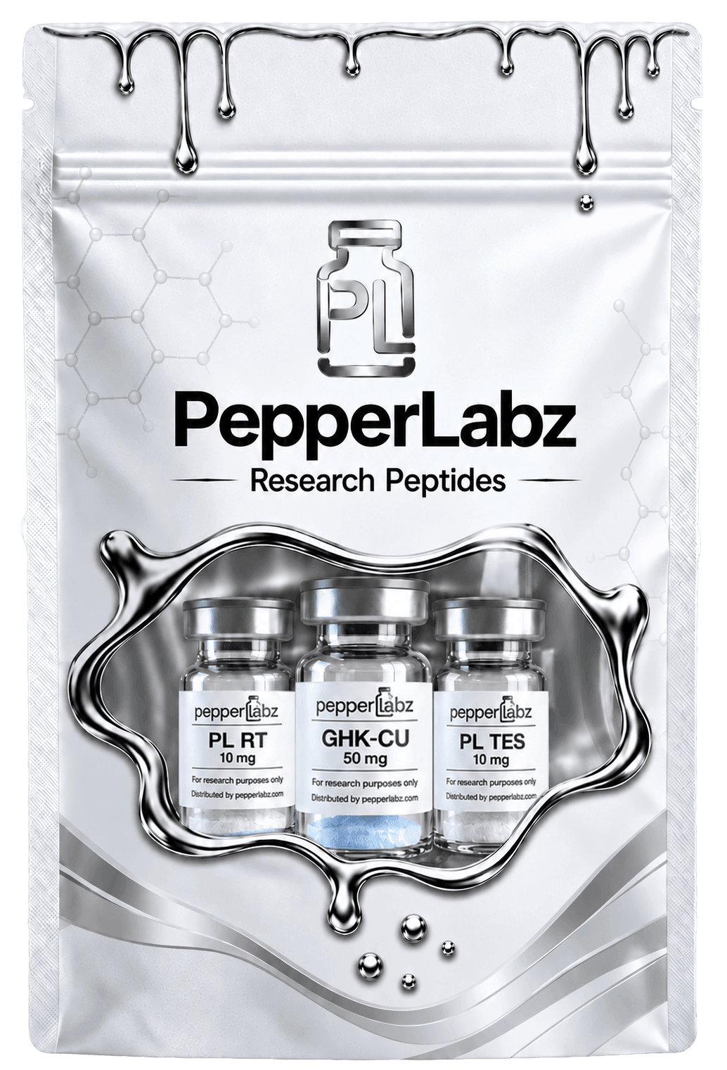Complete Pack — PL RT 10mg, GHK-Cu 50mg, PL TES 10mg